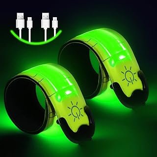 Opiniones sobre flintronic 2pcs Rechargeable LED Armband para correr de noche