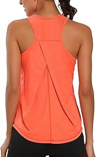 Opiniones sobre Gym Tops for Women Tank Tops Yoga Fitness T-Shirts Racerback